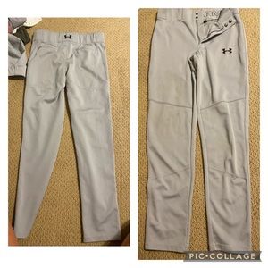 2 pairs Under armour baseball pants youth large